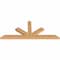 Ekena Millwork Saratoga Timber Gable Bracket, Western Red Cedar, 84"W x 35"H x 3 1/2"D x 5 1/2"F, 10/12 Pitch GBW084X35X0406SAR00SWR - alternate 2